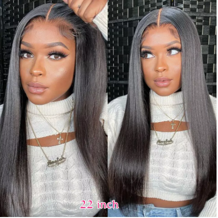Peruvian bone straight lace front 24inch