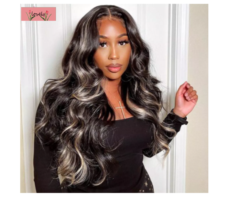 24inch grey highlight preplucked lace front