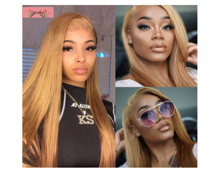 honey blonde lace front 26inch